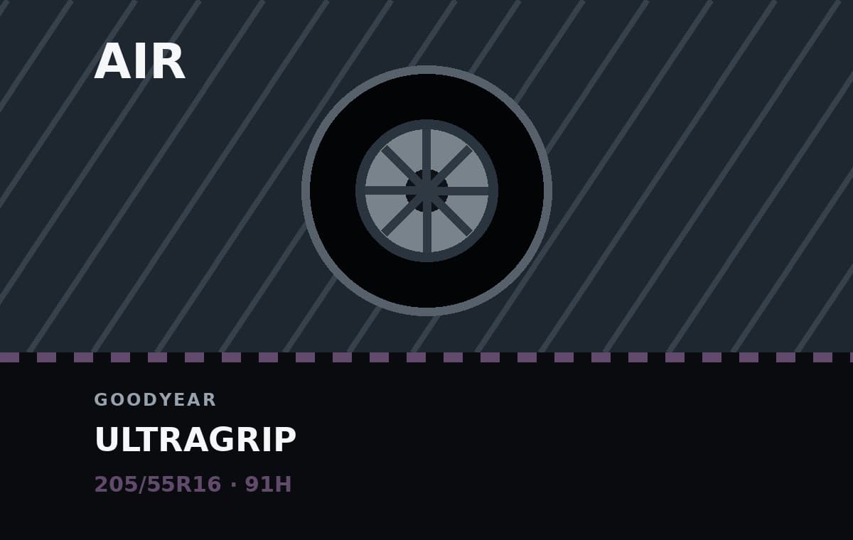 Goodyear UltraGrip (gebruikt) 205/55R16