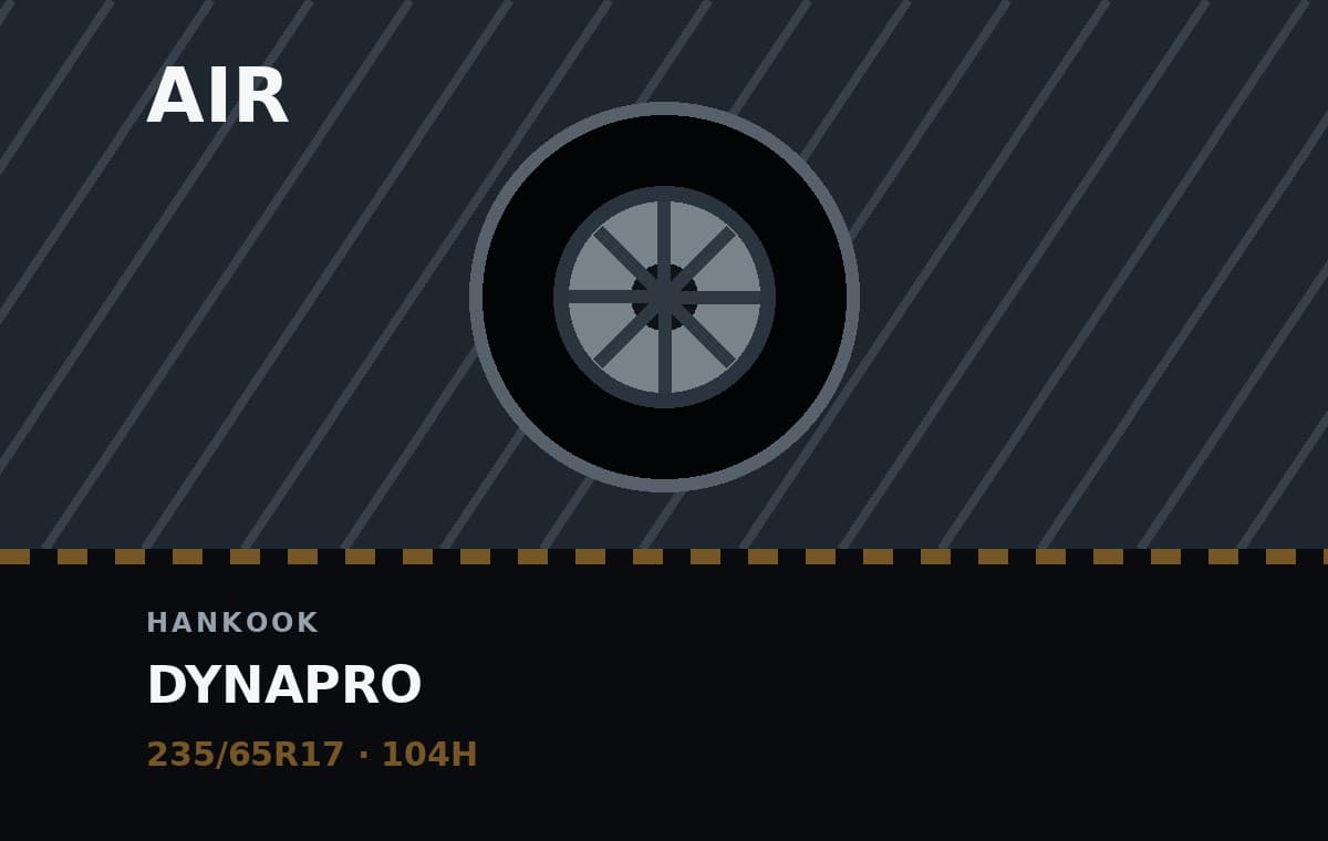 Hankook Dynapro (gebruikt) 235/65R17