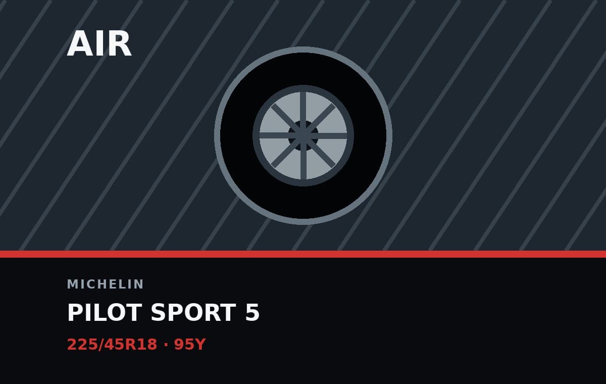 Michelin Pilot Sport 5 225/45R18
