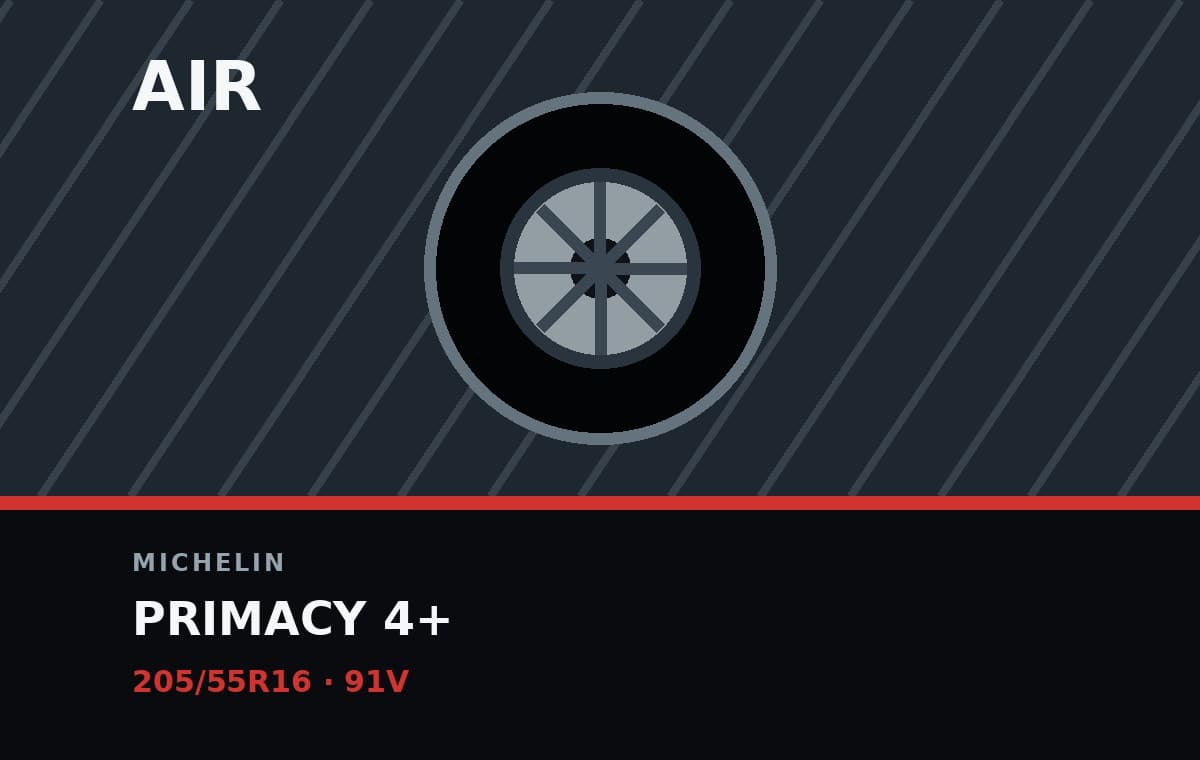 Michelin Primacy 4+ 205/55R16